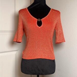 Michael Kors Persimmon Knit Top / BNWT